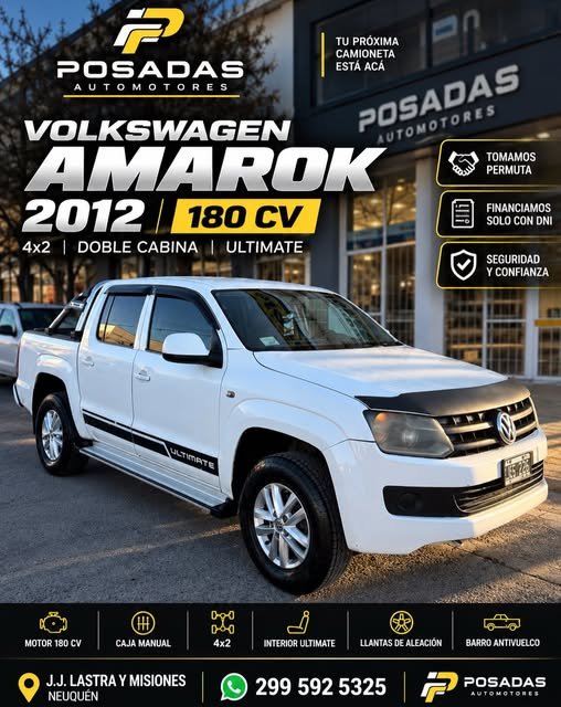 Volkswagen Amarok Ultimate 4x2 Doble Cabina 2012